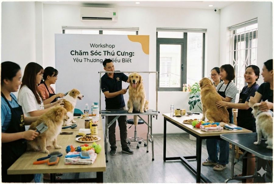 Workshop Dạy Cách Chăm Sóc Thú Cưng