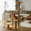 Ảnh của Trụ cào móng nhà cây cho mèo PETDECOR CT025 – Cat tree gỗ cao cấp lắp ráp – Cao 94cm
