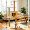 Ảnh của Trụ cào móng nhà cây cho mèo PETDECOR CT004 – Cat tree gỗ lắp ráp cao 134cm